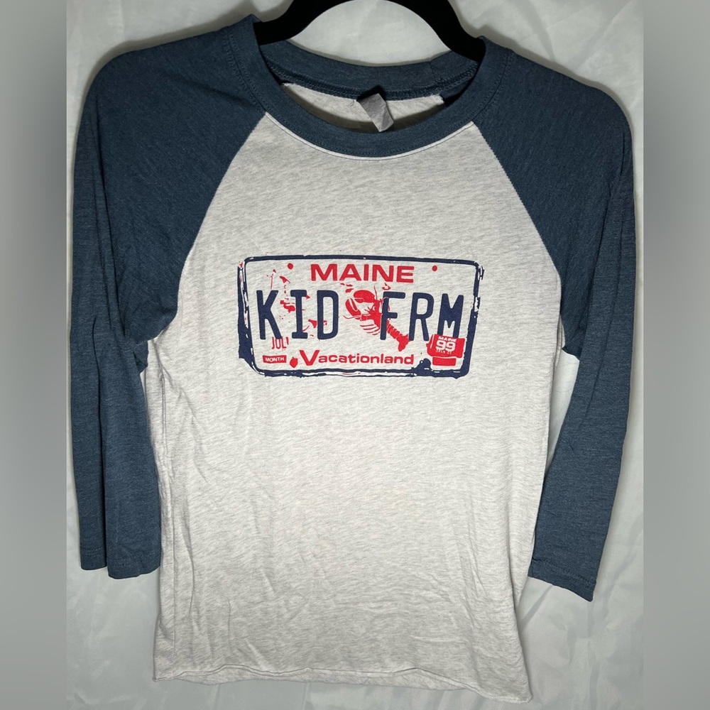 Catalyst for Change License Plate Just a Kid From Maine Collection 3/4 sleeve